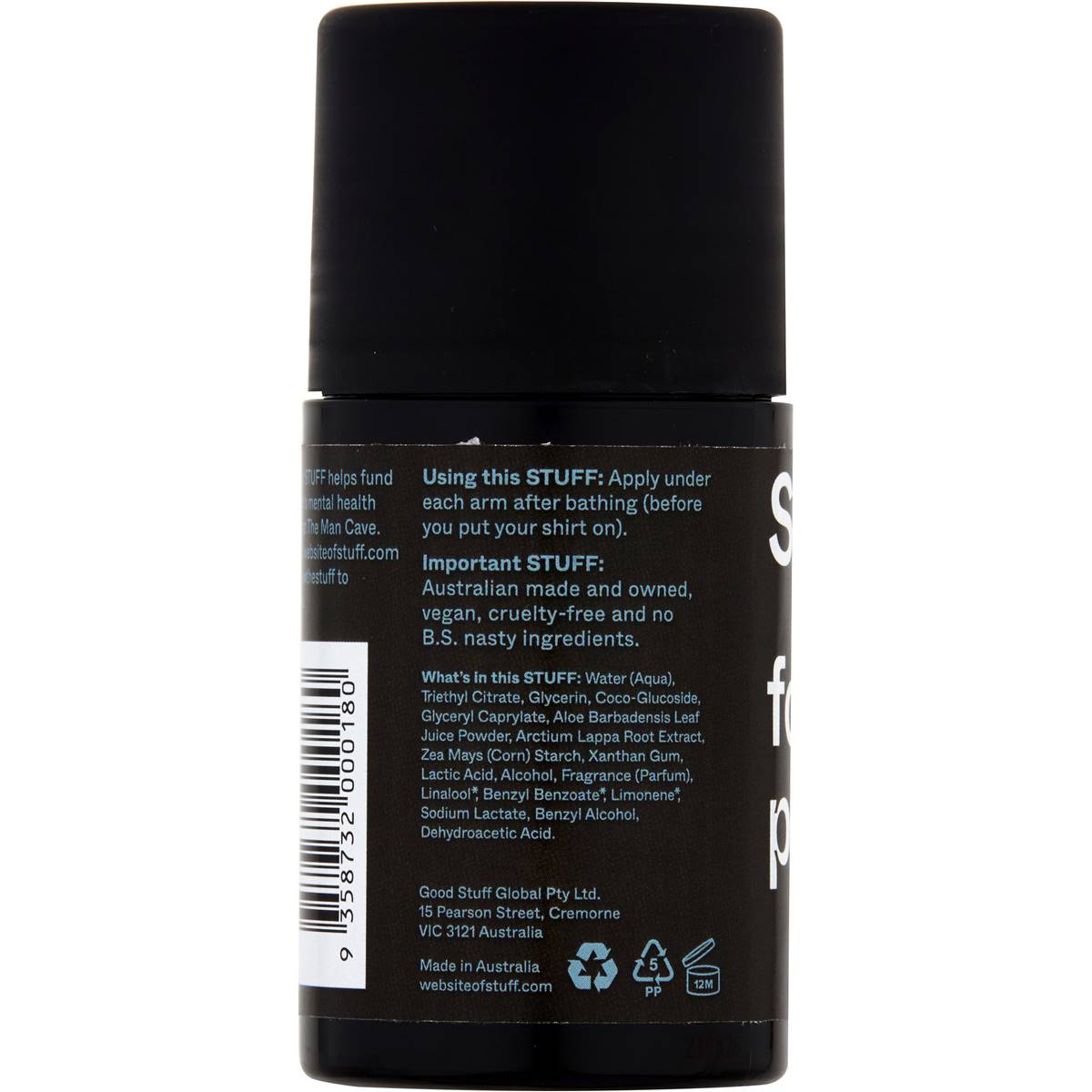 Mens Roll-On Deodorant by Stuff that Matters
