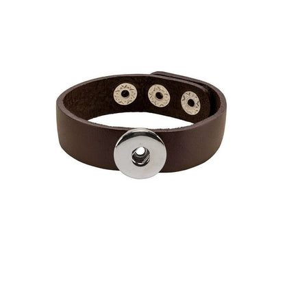 Message Bracelet on Genuine Leather