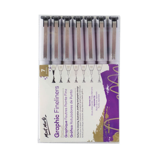 Graphic Fineliner Pens (7 pack)